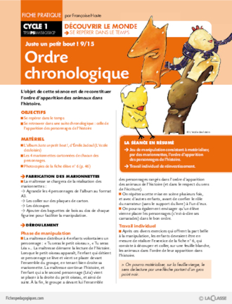 Juste un petit bout (9) /Ordre chronologique