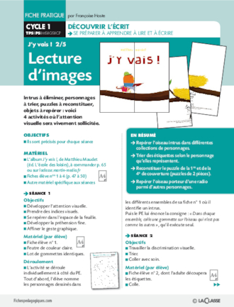 J'y vais ! lecture d'images