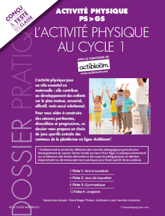 L'activité physique au Cycle 1