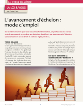 L'avancement d’échelon : mode d'emploi