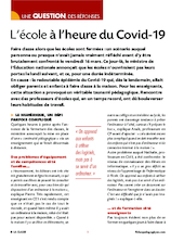 L’école à l’heure du Covid-19