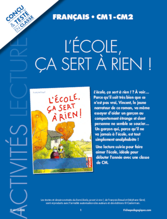 L'école, ça sert à rien !