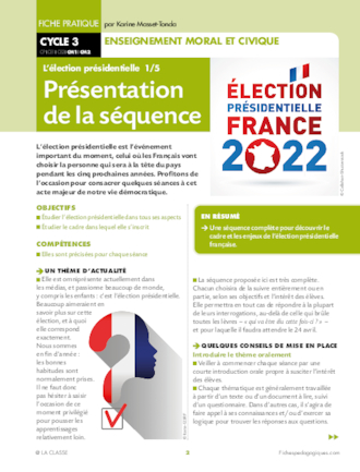 L'élection présidentielle