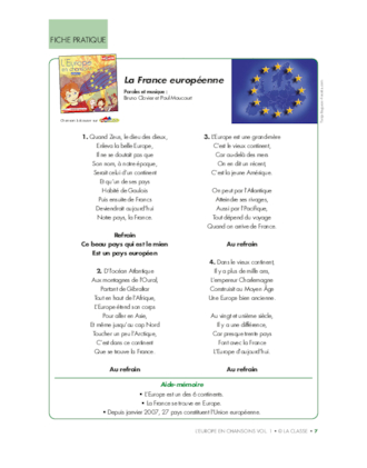 L'Europe en chansons (1) / La France