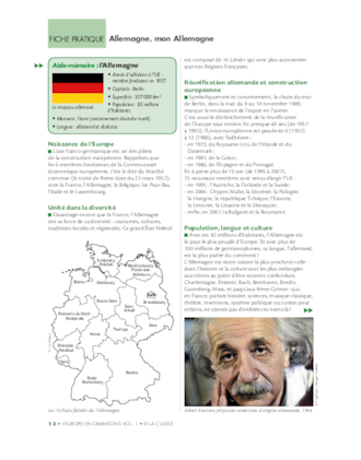 L'Europe en chansons (2) / L'Allemagne