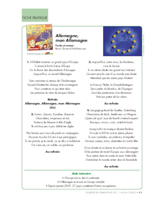 L'Europe en chansons (2) / L'Allemagne