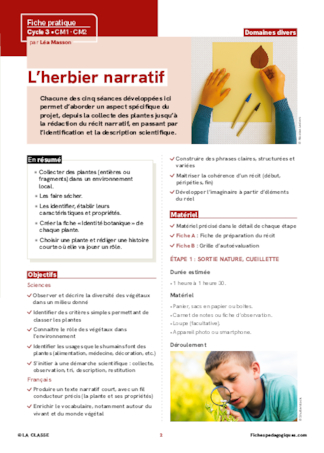 L'herbier narratif