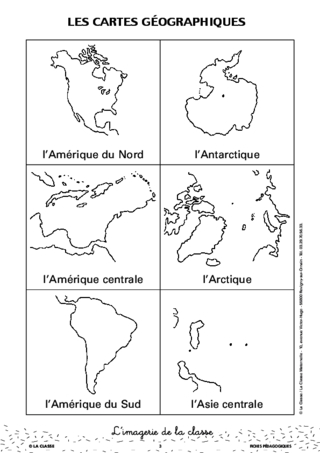 L'imagerie : les cartes géographiques