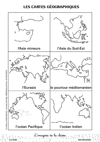 L'imagerie : les cartes géographiques