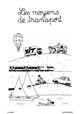 L'imagerie : les moyens de transport