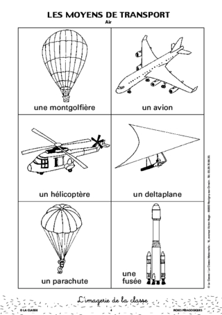 L'imagerie : les moyens de transport