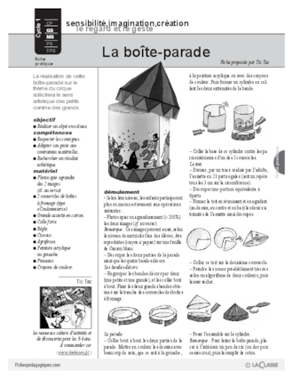 La boîte-parade