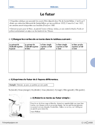 La conjugaison au Cycle 3 (1) / Retour vers le futur