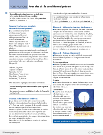 La conjugaison au Cycle 3 (3) / Le conditionnel présent