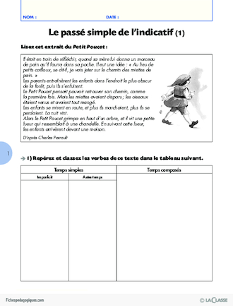 La conjugaison au Cycle 3 (6) / Le passé (pas si) simple de l'indicatif