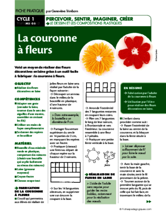 La couronne à fleurs