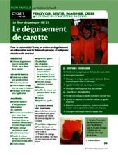 La fleur du potager (18) / Le déguisement de carotte