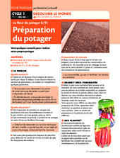 La fleur du potager (8) / Préparation du potager