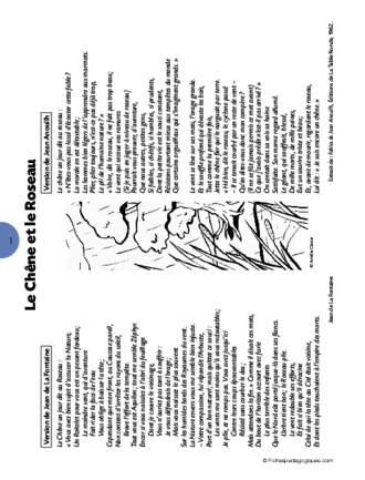 La forêt (1) / Le Chêne et le Roseau