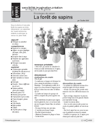 La forêt de sapins