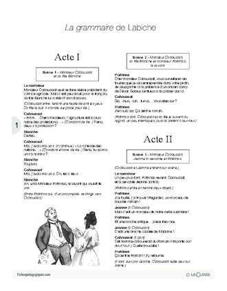 La grammaire de Labiche (Théâtre)