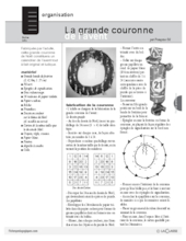 La grande couronne de l'avent