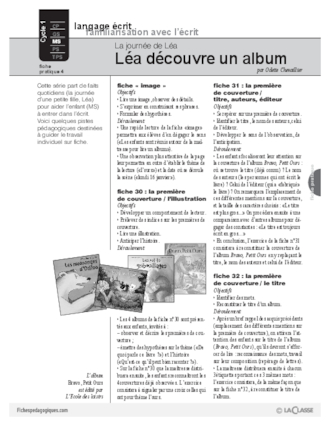 La journée de Léa : Léa découvre un album