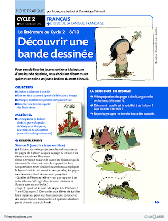 La littérature au Cycle 2 (3) / Découvrir une bande dessinée