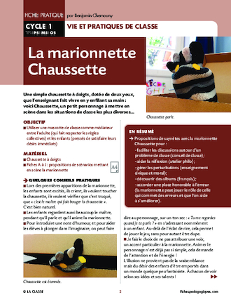 La marionnette chausette