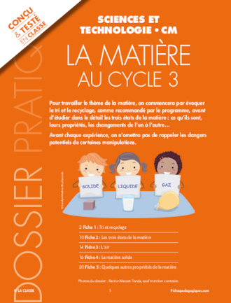 La matière au Cycle 3