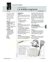 La météo anglaise / L'anglais par le jeu