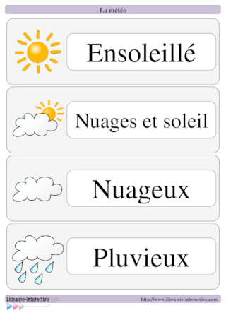 La météo - français