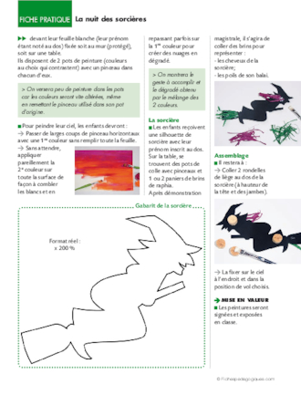 La nuit des sorcières  - Bricolage de novembre