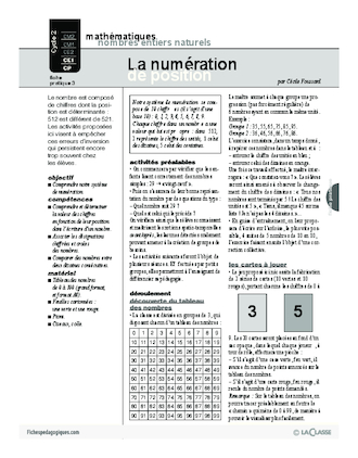 La numération de position