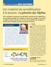 La planète des Alphas : sensibilisation à la lecture