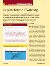 La plateforme eTwinning