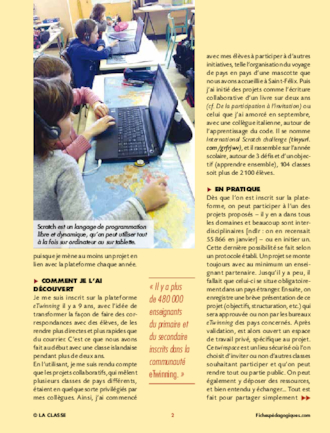 La plateforme eTwinning