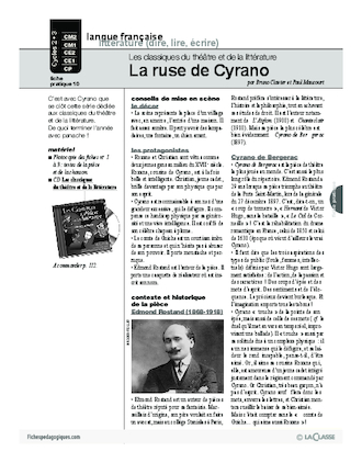 La ruse de Cyrano (Théâtre)