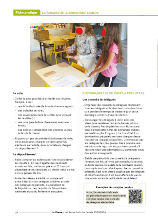 La Semaine de la démocratie scolaire