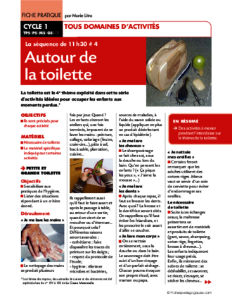 La séquence de 11h30 (4) / Autour de la toilette