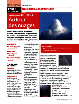 La séquence de 11h30 (6) / Autour des nuages