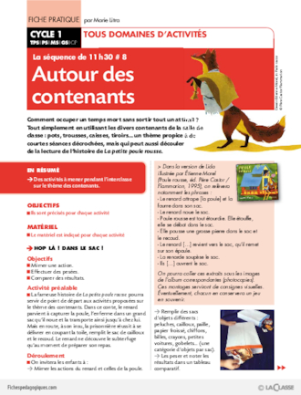 La séquence de 11h30 (8) / Autour des contenants