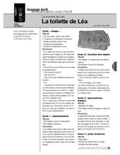 La toilette de Léa