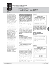 L'addition au Cycle 3 (1) / L'addition au CE2