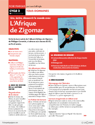 L'Afrique de Zigomar (lecture suivie)