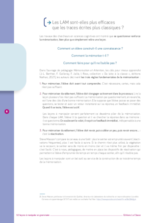 LAM Grammaire - Les déterminants (extrait)