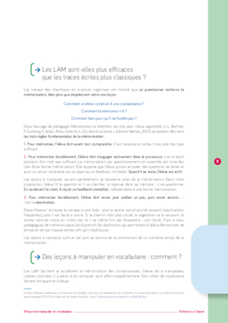 LAM Vocabulaire - Les homonymes (extrait)