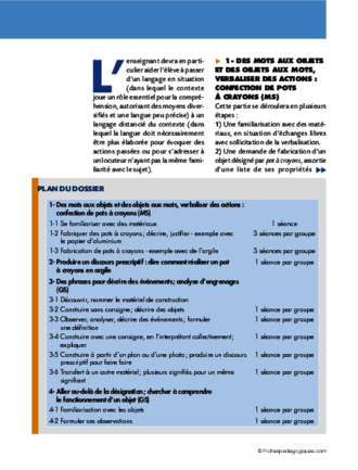 Langage oral et technologie (dossier)