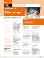 Lapin de Pâques (1) / Tête de lapin