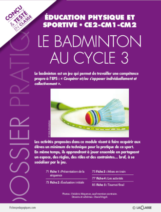 Le badminton au cycle 3